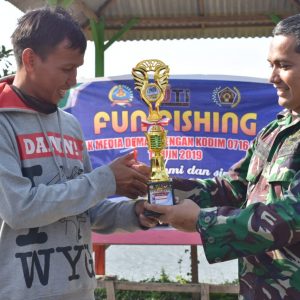 Galang Dukungan Untuk TMMD, Dandim Gelar “Mancing Bareng” Dengan Media