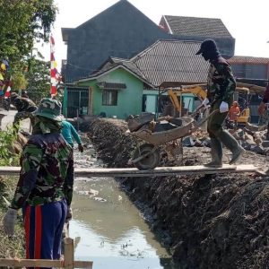Hari Kedua Pra TMMD, Capaian Pembangunan Talud Signifikan