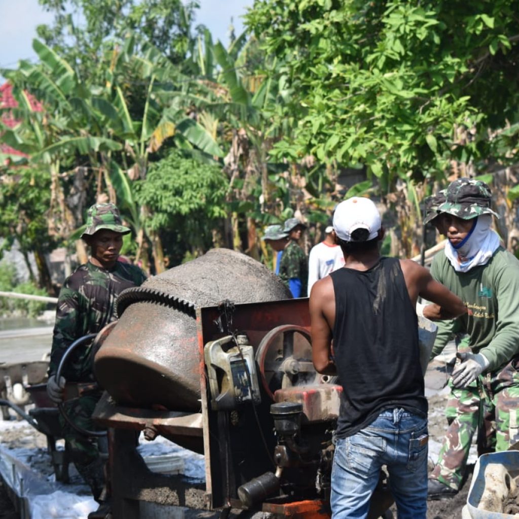 Berisiknya “Molen” Hantarkan Mulusnya Jalan TMMD