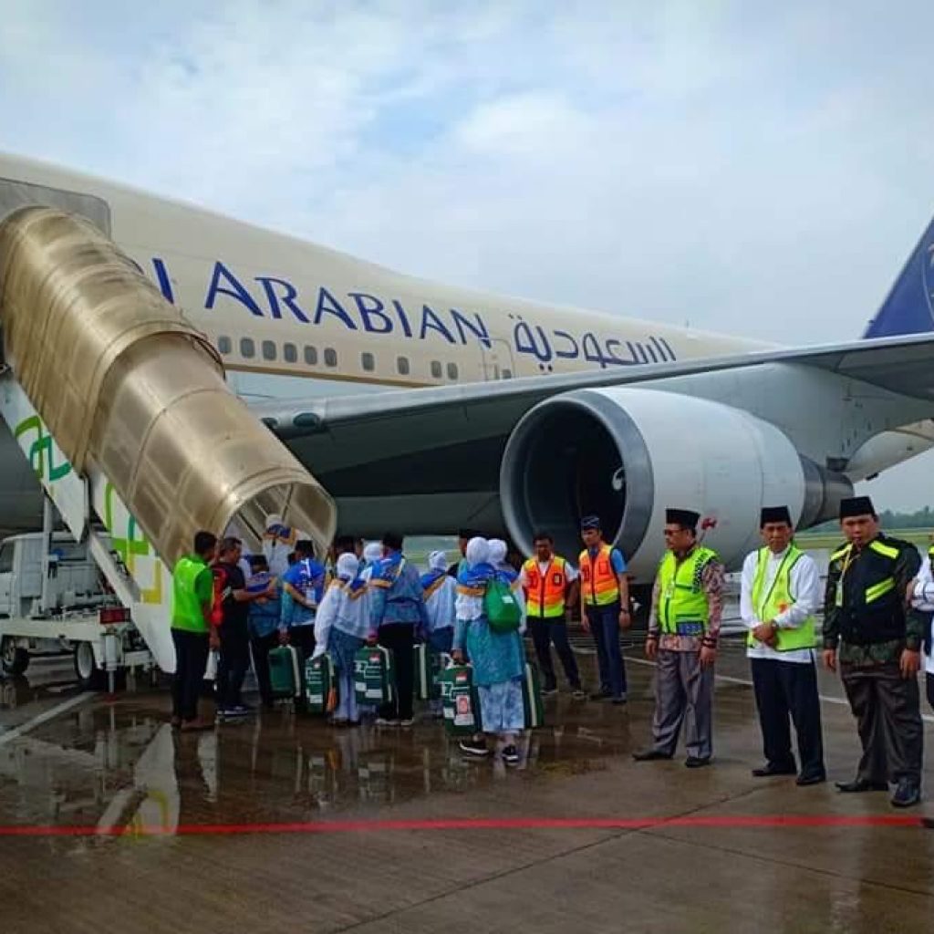 449 CJH Kloter Kedua Emberkasi Palembang, Lakukan Penerbangan ke Tanah Suci
