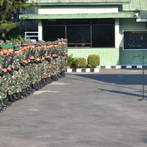 Pengarahan Dandim Kepada Anggota Satgas TMMD Reg Ke 105