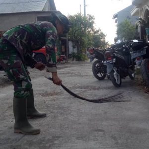 Bak Main Debus Yang Dilakukan Satgas TMMD