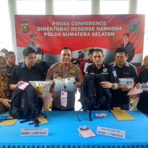 Amankan Sabu 3 KG, Polda Sumsel berhasil ungkap jaringan Narkoba asal Aceh