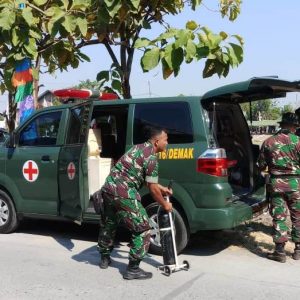 Dukung Kelancaran TMMD, Tim Kesehatan Siaga 24 Jam