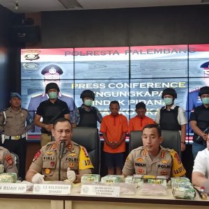 Polisi Gagalkan Peredaran Narkoba di Palembang