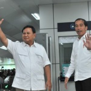 Bertemu Prabowo di MRT, Jokowi : Ini Merupakan Pertemuan Seorang Sahabat
