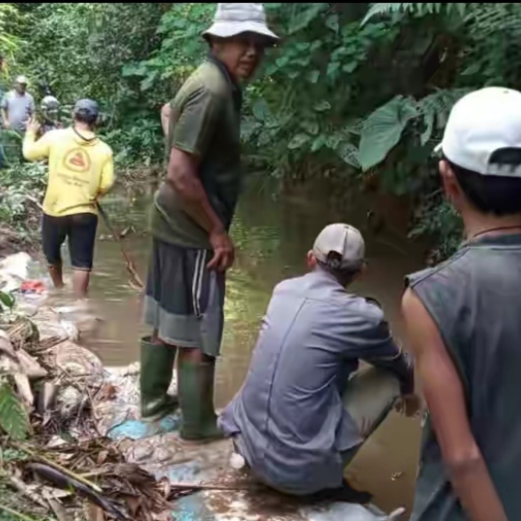 Akibat Irigasi Jebol Puluhan Hektar Sawa Terancam Kekeringan