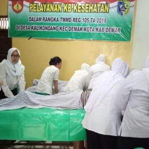 Ratusan Warga Terlayani KB Kes di Pembukaan TMMD