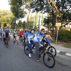 Budayakan Masyarakat Mulai Rajin Olahraga, Gubernur Sumsel Ajak Bersepeda Bareng
