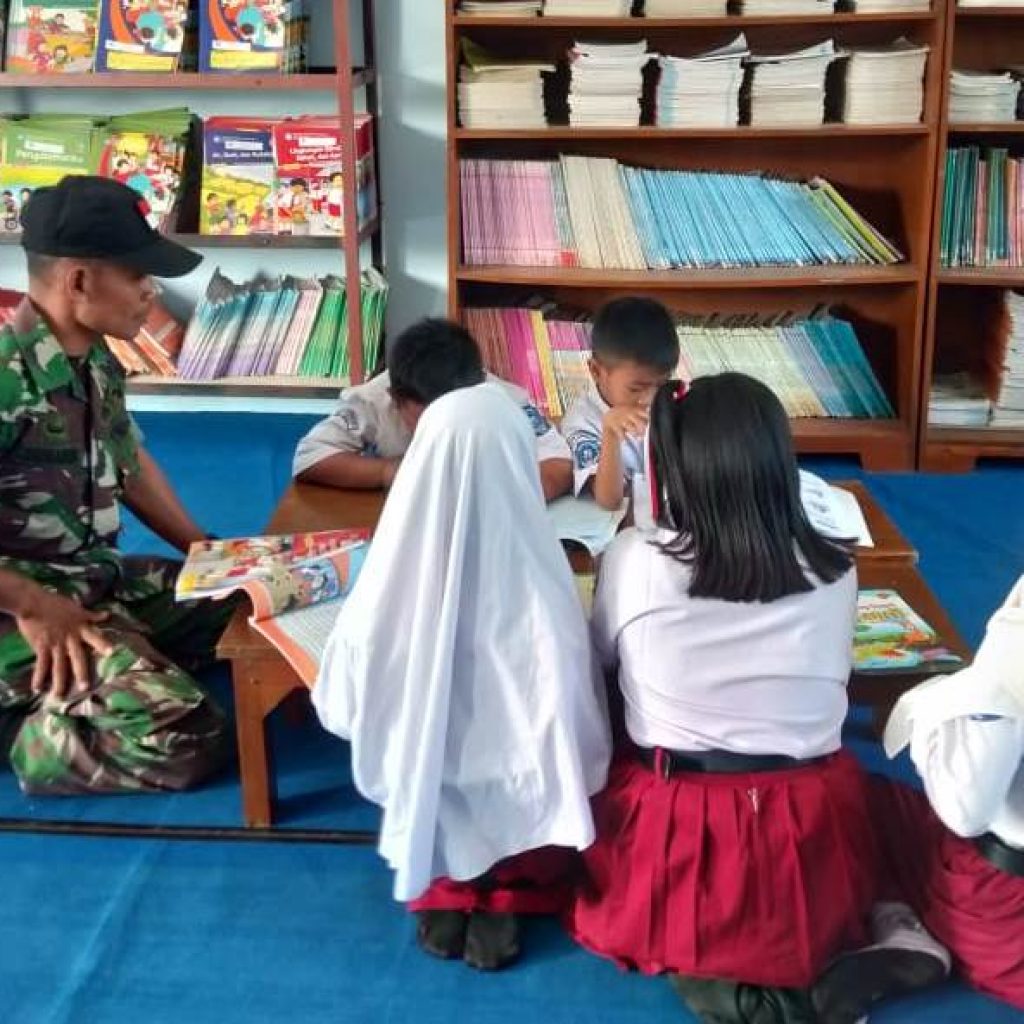 Satgas TMMD Yang Melakukan Banyak Bimbingan di Sekolahan