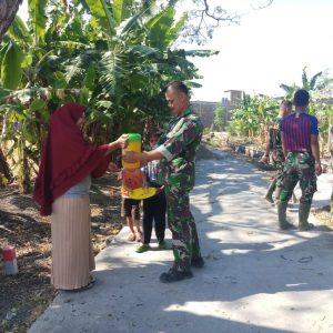 Air minum, Wujud Cinta Masyarakat kepada TNI