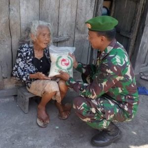 Satgas TMMD Juga Peduli Kepada Kaum Pada