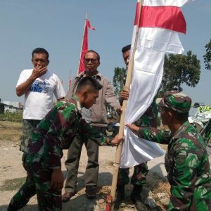 Umbul-Umbul Digeber, Pertanda Penutupan TMMD Akan Segera Digelar