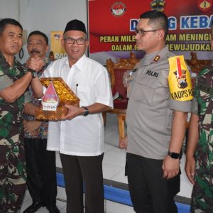 “Senafas” Dengan TMMD Kalikondang, Bupati Himbau Generasi Milenial Demak Berorganisasi