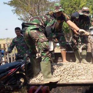 TMMD Segera Berakhir, Sejumlah Satgas Melakukan Finishing Sejumlah Sasaran Fisik
