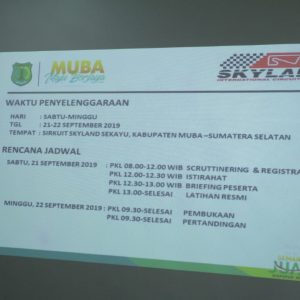 Muba Kembali Dipercaya Tuan Rumah Motoprix 2019