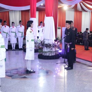 Siap Jalankan Tugas, Harnojoyo Beri Semangat Para Paskibraka