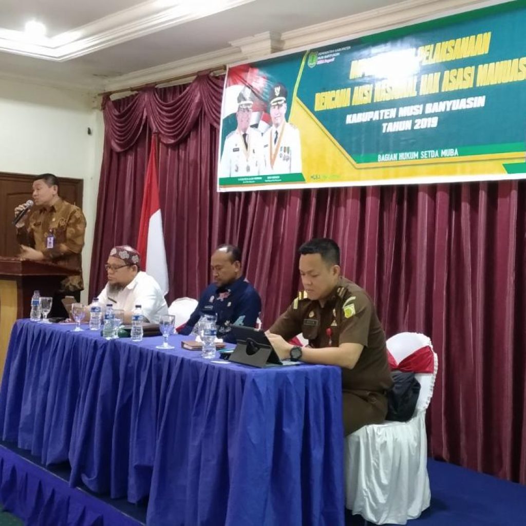 Pemkab Muba Targetkan Raih Kabupaten Peduli HAM