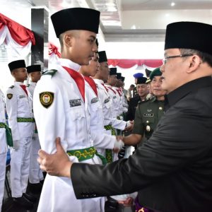 75 Anggota Paskibraka Muba Resmi Dikukuhkan 