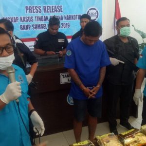 BNN Sumsel Amankan 20 KG Sabu Serta Belasan Ribu Ekstasi