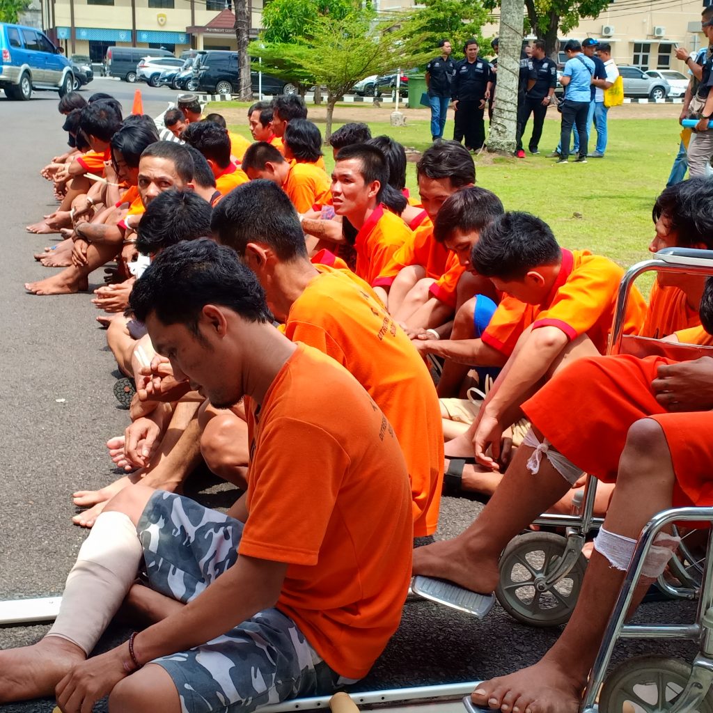 Selama Agustus 2019, Polda Sumsel Amankan 97 Orang Tersangka Dengan Kasus 3C