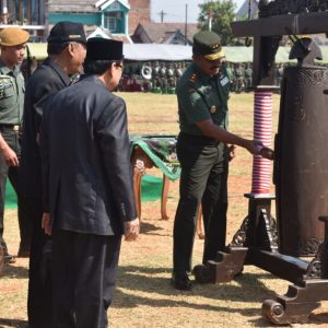 Pukulan Kentongan Pangdam Diponegoro Tandai Berakhirnya TMMD Kalikondang