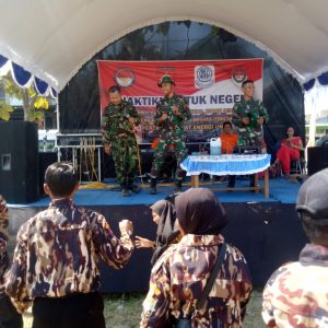 Panggung Musik Dangdut Juga Semarakan Penutupan TMMD Kalikondang