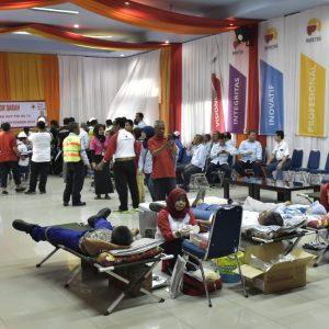 Meriahkan HUT Kementerian ESDM  PTBA Gelar Donor Darah