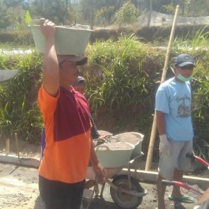 Antusias Warga Jaminan TNI Rampungkan Semua Target Fisik TMMD