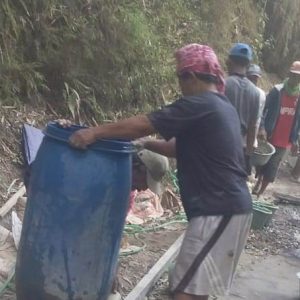 Terkendala Air, Target Pembangunan Jalan TMMD Meleset