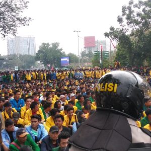 Aksi Demo Mahasiswa Palembang Telan Korban, Polisi : Itu Hoax