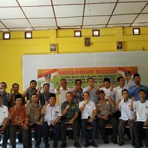 Sebelum Pilkades, Kecamatan Ujanmas Deklarasi Damai