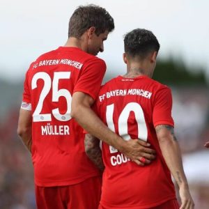 Formasi Agar Philippe Coutinho dan Thomas Muller Main Bersama