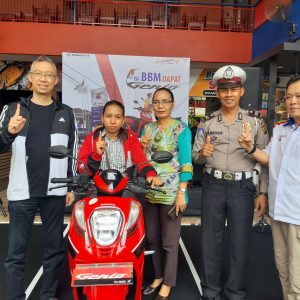 Dari Program Isi BBM, Nyimas Dapat Honda Genio