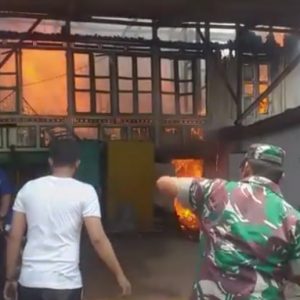 Kebakaran Hanguskan Satu Rumah Warga di Panca Usaha Palembang