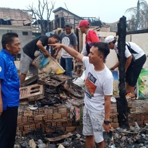 DPP Tanggap Darurat Partai Demokrat Berikan Bantuan Kepada Para Korban Kebakaran