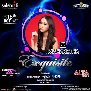 Maharetha Bakal Goyang Selebriti Lounge Palembang