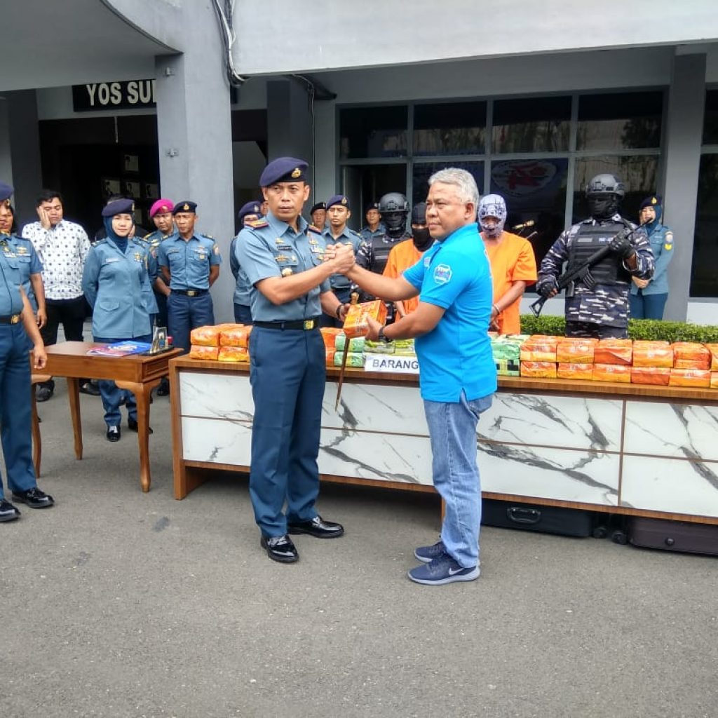 79 KG Sabu Diserahkan TNI AL Ke BNN Sumsel