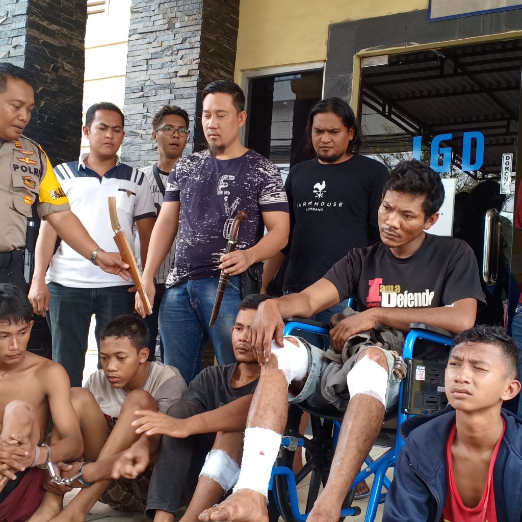 Begal Anggota Opsnal Polsek Kemuning, Lima Pelaku Berhasil Diringkus