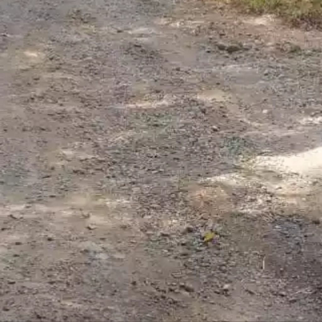 Warga Lahat Selatan Keluhkan Kondisi Jalan rusak