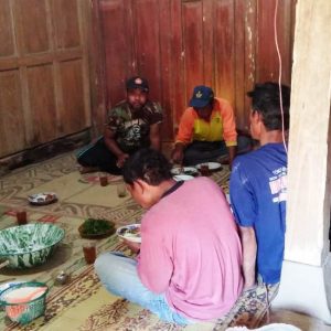 Ungkapkan Terimakasih, Jamu Makan TNI Satgas