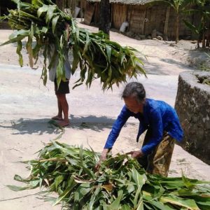 Rela Beli pakan Ternak, Untuk Bisa Kerja Bhakti di Lokasi TMMD