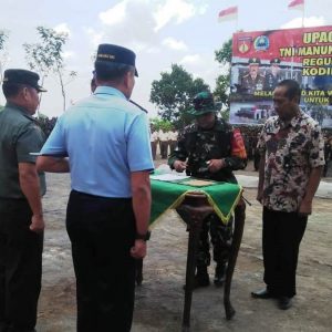 Proyek TMMD Diserahkan, Dandim Berharap Warga Merawatnya