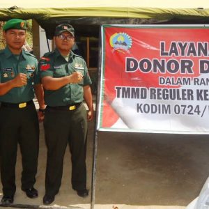 Berkat TMMD, Stok Darah di PMI Boyolali Bertambah