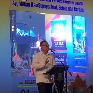 Edhy Prabowo Hadiri Peringatan Hari Nusantara XIX 2019 di Palembang