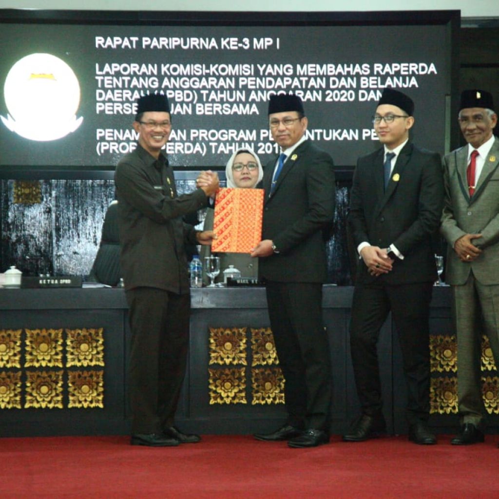 DPRD Bersama Wali Kota Palembang Bahas APBD Tahun Anggaran 2020