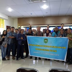 Pemprov Sumsel Lakukan Pembinaan Kemitraan Humas dan Pers