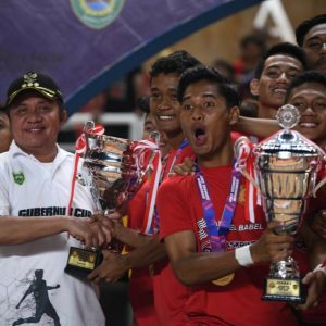 Menpora Puji Herman Deru yang Majukan Sepakbola di Sumsel