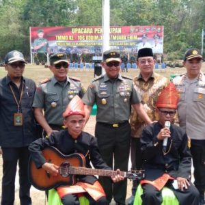 Bupati Muara Enim Terharu saat Penutupan Program TMMD Ke-106 di Lubai