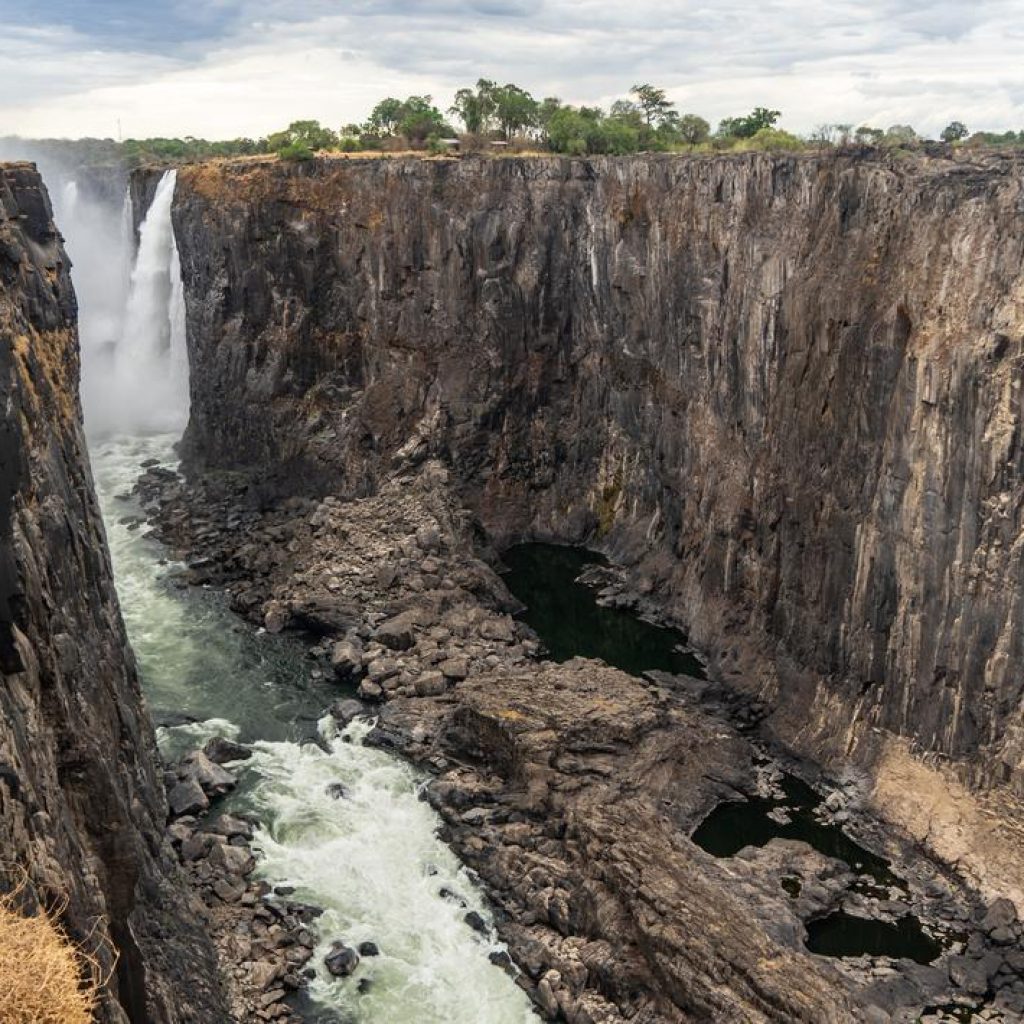 Air Terjun Terbesar di Dunia Victoria,  Alami Kekeringan Parah